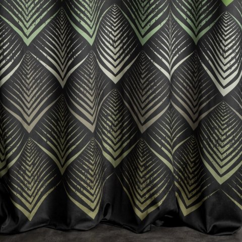 ZASŁONA GOTOWA ANGELINA 140 X 250 CM CZARNY ZASŁONA GOTOWA ANGELINA 140 X 250 CM CZARNY