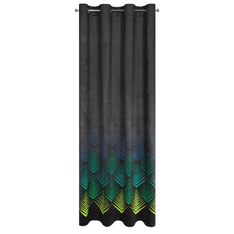 ZASŁONA GOTOWA ANGELINA 140 X 250 CM CZARNY ZASŁONA GOTOWA ANGELINA 140 X 250 CM CZARNY