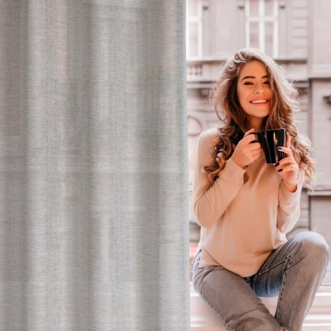 ZASŁONA GOTOWA ANITA 140 X 250 CM SZARY ZASŁONA GOTOWA ANITA 140 X 250 CM SZARY