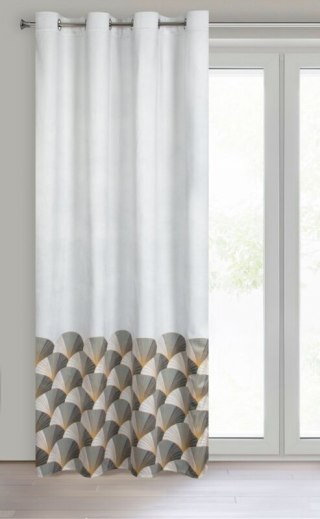 ZASŁONA GOTOWA D91 GINA 140 X 250 CM BIAŁY