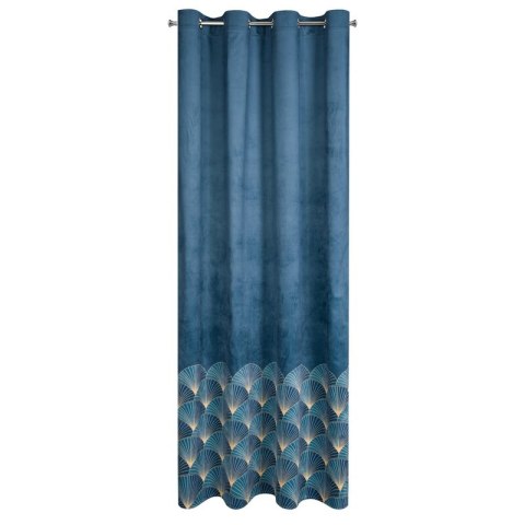 ZASŁONA GOTOWA D91 GINA 140 X 250 CM GRANATOWY ZASŁONA GOTOWA D91 GINA 140 X 250 CM GRANATOWY