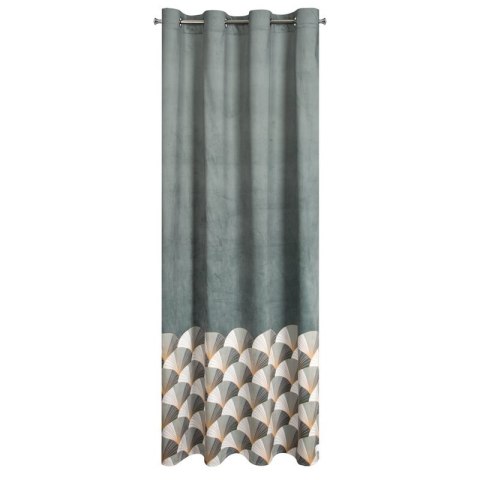 ZASŁONA GOTOWA D91 GINA 140 X 250 CM STALOWY ZASŁONA GOTOWA D91 GINA 140 X 250 CM STALOWY