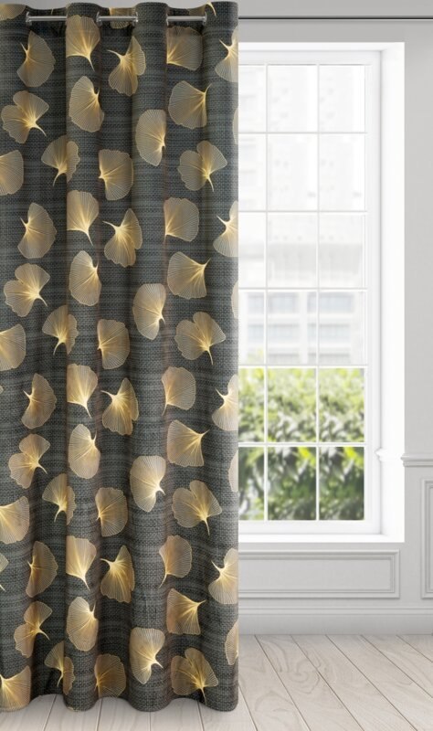 ZASŁONA GOTOWA D91 OFELIA 140 X 250 CM GRAFITOWY ZASŁONA GOTOWA D91 OFELIA 140 X 250 CM GRAFITOWY