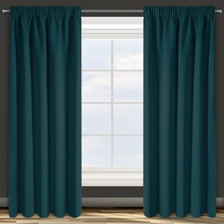 ZASŁONA GOTOWA D91 PARISA NA TAŚMIE 140 X 270 CM CIEMNOTURKUSOWY