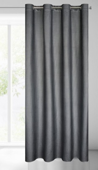 ZASŁONA GOTOWA DARCY 140 X 250 CM CZARNY
