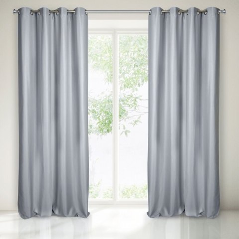 ZASŁONA GOTOWA ESSME 140 X 250 CM SREBRNY ZASŁONA GOTOWA ESSME 140 X 250 CM SREBRNY