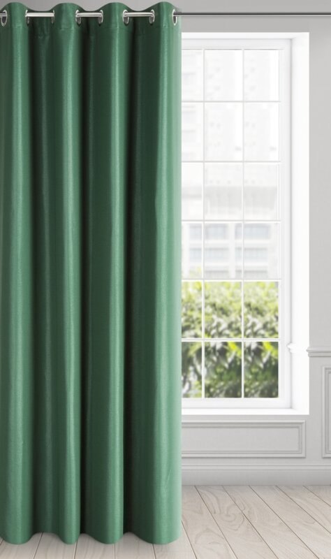 ZASŁONA GOTOWA ESSME 140 X 250 CM ZIELONY ZASŁONA GOTOWA ESSME 140 X 250 CM ZIELONY