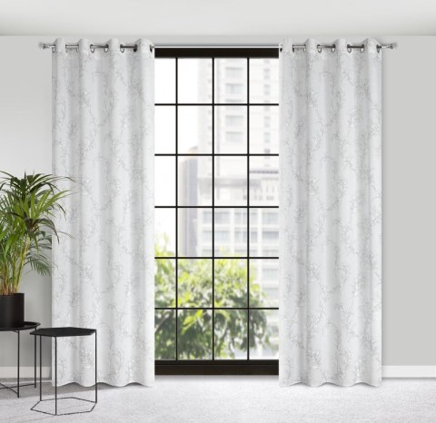 ZASŁONA GOTOWA FIORE 140 X 250 CM BIAŁY ZASŁONA GOTOWA FIORE 140 X 250 CM BIAŁY