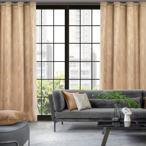 ZASŁONA GOTOWA GOJA 140 X 250 CM BEŻOWY ZASŁONA GOTOWA GOJA 140 X 250 CM BEŻOWY