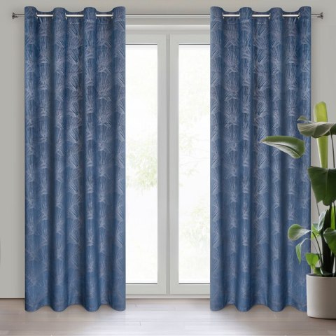 ZASŁONA GOTOWA GOJA 140 X 250 CM GRANATOWY ZASŁONA GOTOWA GOJA 140 X 250 CM GRANATOWY