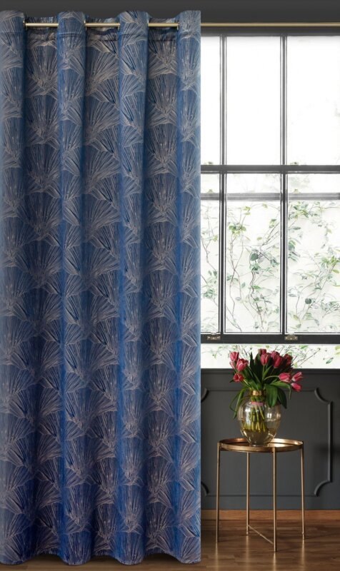 ZASŁONA GOTOWA GOJA 140 X 250 CM GRANATOWY ZASŁONA GOTOWA GOJA 140 X 250 CM GRANATOWY