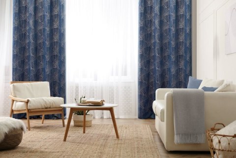 ZASŁONA GOTOWA GOJA 140 X 250 CM GRANATOWY ZASŁONA GOTOWA GOJA 140 X 250 CM GRANATOWY