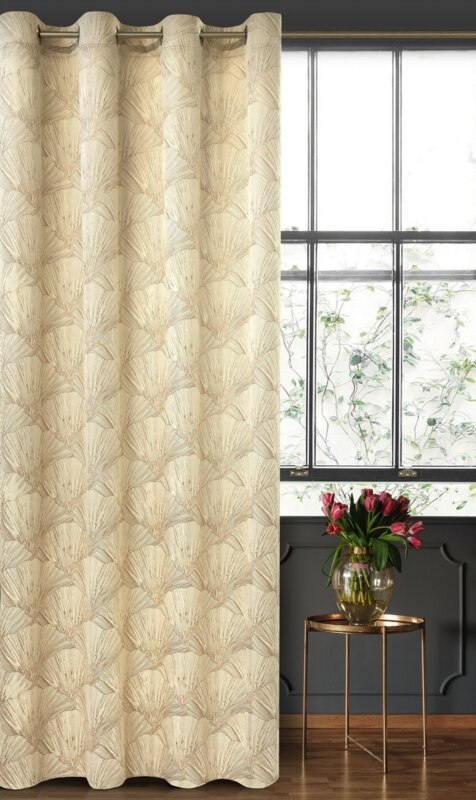 ZASŁONA GOTOWA GOJA 140 X 250 CM KREMOWY ZASŁONA GOTOWA GOJA 140 X 250 CM KREMOWY