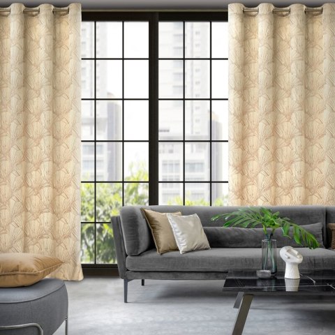 ZASŁONA GOTOWA GOJA 140 X 250 CM KREMOWY ZASŁONA GOTOWA GOJA 140 X 250 CM KREMOWY