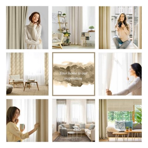 ZASŁONA GOTOWA GOJA 140 X 250 CM KREMOWY ZASŁONA GOTOWA GOJA 140 X 250 CM KREMOWY