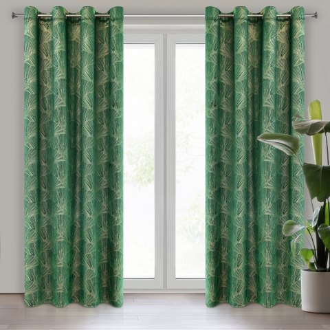 ZASŁONA GOTOWA GOJA 140 X 250 CM ZIELONY