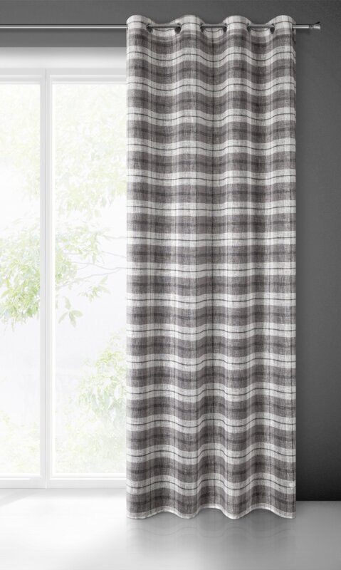 ZASŁONA GOTOWA KELLI 140 X 250 CM SZARY