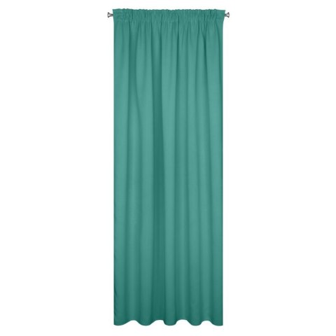 ZASŁONA GOTOWA LOGAN NA TAŚMIE 135 X 270 CM TURKUSOWY ZASŁONA GOTOWA LOGAN NA TAŚMIE 135 X 270 CM TURKUSOWY