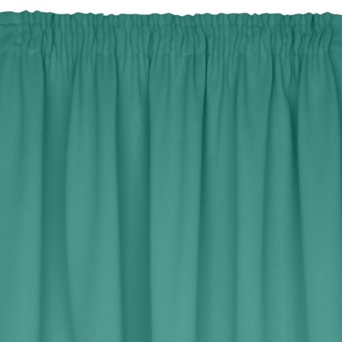 ZASŁONA GOTOWA LOGAN NA TAŚMIE 135 X 270 CM TURKUSOWY ZASŁONA GOTOWA LOGAN NA TAŚMIE 135 X 270 CM TURKUSOWY