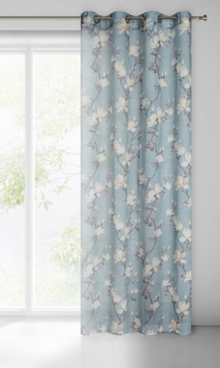 ZASŁONA GOTOWA LUNA 140 X 250 CM BŁĘKITNY