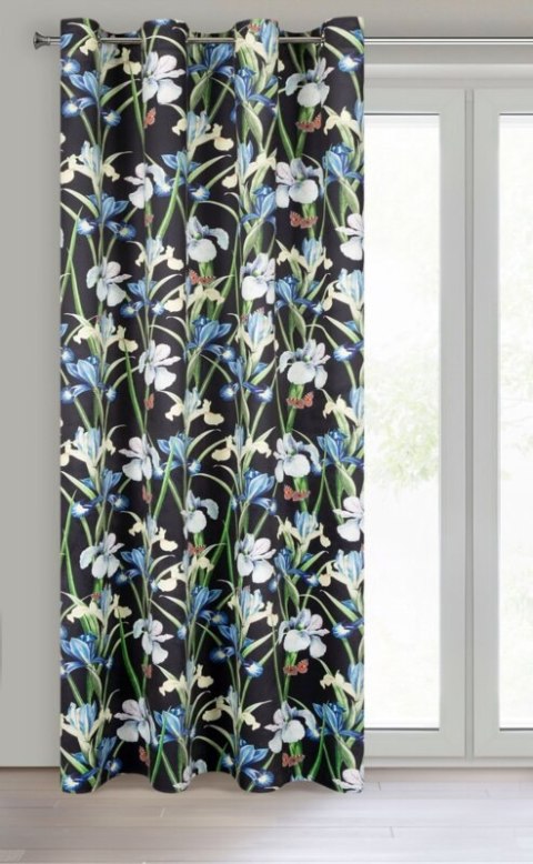 ZASŁONA GOTOWA MAJA 140 X 250 CM CZARNY ZASŁONA GOTOWA MAJA 140 X 250 CM CZARNY
