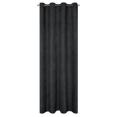 ZASŁONA GOTOWA MILO 140 X 250 CM CZARNY ZASŁONA GOTOWA MILO 140 X 250 CM CZARNY