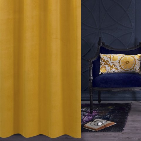 ZASŁONA GOTOWA MILO 140 X 250 CM MUSZTARDOWY ZASŁONA GOTOWA MILO 140 X 250 CM MUSZTARDOWY