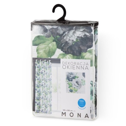 ZASŁONA GOTOWA MONA 140 X 250 CM BIAŁY ZASŁONA GOTOWA MONA 140 X 250 CM BIAŁY
