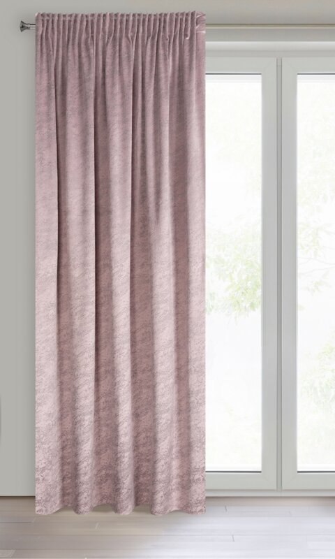 ZASŁONA GOTOWA RIVA NA TAŚMIE 140 X 270 CM RÓŻOWY ZASŁONA GOTOWA RIVA NA TAŚMIE 140 X 270 CM RÓŻOWY