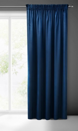 ZASŁONA GOTOWA SIBEL NA TAŚMIE 140 X 270 CM GRANATOWY