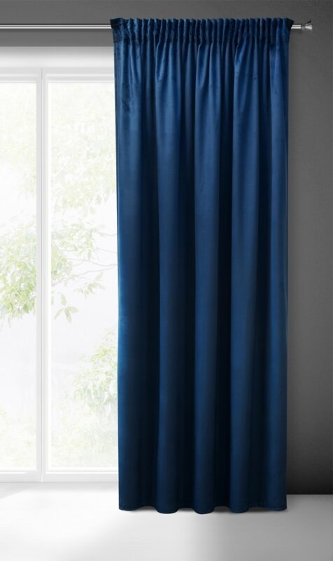 ZASŁONA GOTOWA SIBEL NA TAŚMIE 140 X 270 CM GRANATOWY ZASŁONA GOTOWA SIBEL NA TAŚMIE 140 X 270 CM GRANATOWY