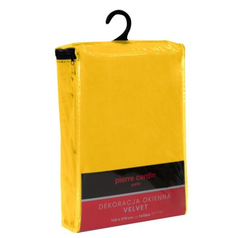 ZASŁONA GOTOWA SIBEL NA TAŚMIE 140 X 270 CM MUSZTARDOWY ZASŁONA GOTOWA SIBEL NA TAŚMIE 140 X 270 CM MUSZTARDOWY