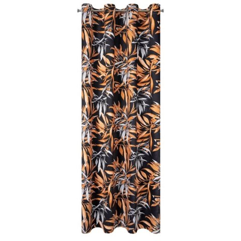 ZASŁONA GOTOWA ZOJA 140 X 250 CM CZARNY ZASŁONA GOTOWA ZOJA 140 X 250 CM CZARNY