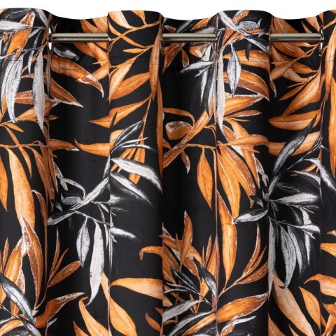 ZASŁONA GOTOWA ZOJA 140 X 250 CM CZARNY ZASŁONA GOTOWA ZOJA 140 X 250 CM CZARNY