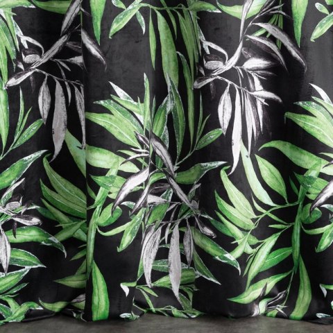 ZASŁONA GOTOWA ZOJA 140 X 250 CM CZARNY ZASŁONA GOTOWA ZOJA 140 X 250 CM CZARNY