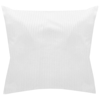 Poszewka hotelowa na zakładkę PASY 4mm biała/40x40