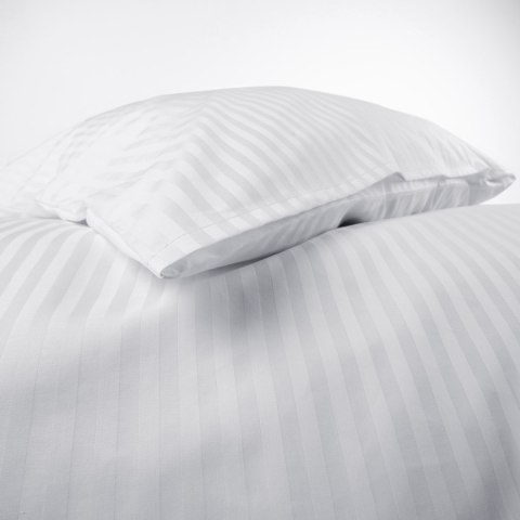 Poszwa hotelowa na zakładkę PASY 1cm biała/160x200 Poszwa hotelowa na zakładkę PASY 1cm biała/160x200