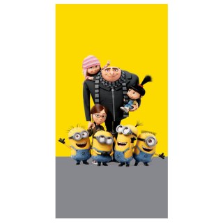 Ręcznik bawełniany 70x140 Dru Gru i Minionki