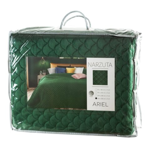 NARZUTA ARIEL 230 X 260 CM CIEMNOZIELONY NARZUTA ARIEL 230 X 260 CM CIEMNOZIELONY