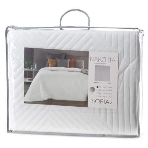NARZUTA SOFIA 2 170 X 210 CM BIAŁY NARZUTA SOFIA 2 170 X 210 CM BIAŁY