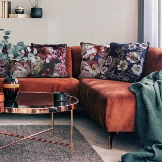 POSZEWKA VELVET 20 45 X 45 CM SZARY