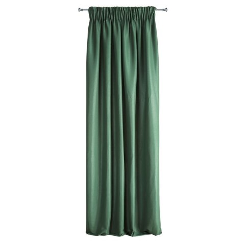 ZASŁONA GOTOWA AGGIE NA TAŚMIE 140 X 270 CM ZIELONY