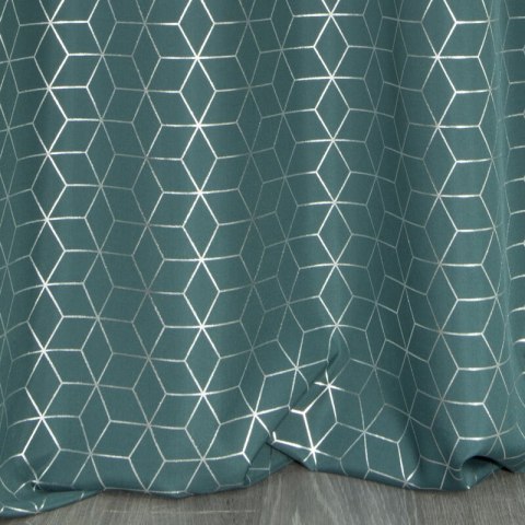 ZASŁONA GOTOWA CUBE 140 X 250 CM CIEMNOTURKUSOWY ZASŁONA GOTOWA CUBE 140 X 250 CM CIEMNOTURKUSOWY