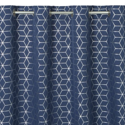 ZASŁONA GOTOWA CUBE 140 X 250 CM GRANATOWY