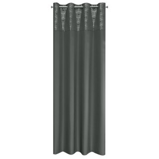 ZASŁONA GOTOWA DAFNE 140 X 250 CM GRAFITOWY