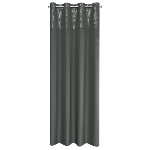 ZASŁONA GOTOWA DAFNE 140 X 250 CM GRAFITOWY