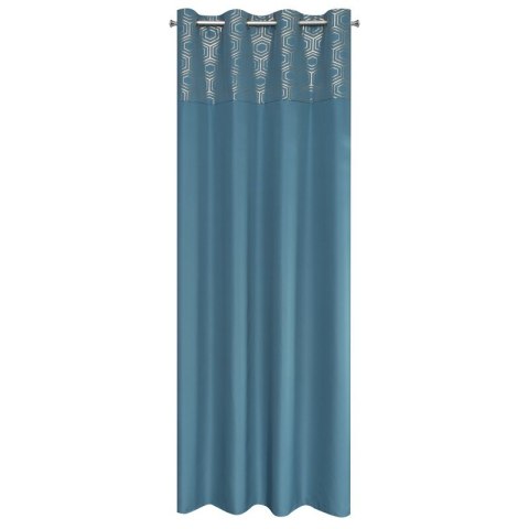 ZASŁONA GOTOWA DAFNE 140 X 250 CM NIEBIESKI