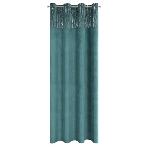 ZASŁONA GOTOWA LINDI 140 X 250 CM TURKUSOWY