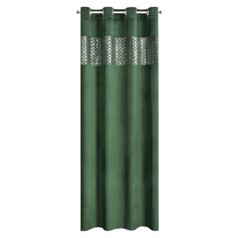 ZASŁONA GOTOWA MARGOT 140 X 250 CM CIEMNOZIELONY