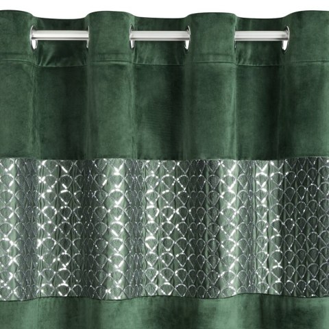 ZASŁONA GOTOWA MARGOT 140 X 250 CM CIEMNOZIELONY